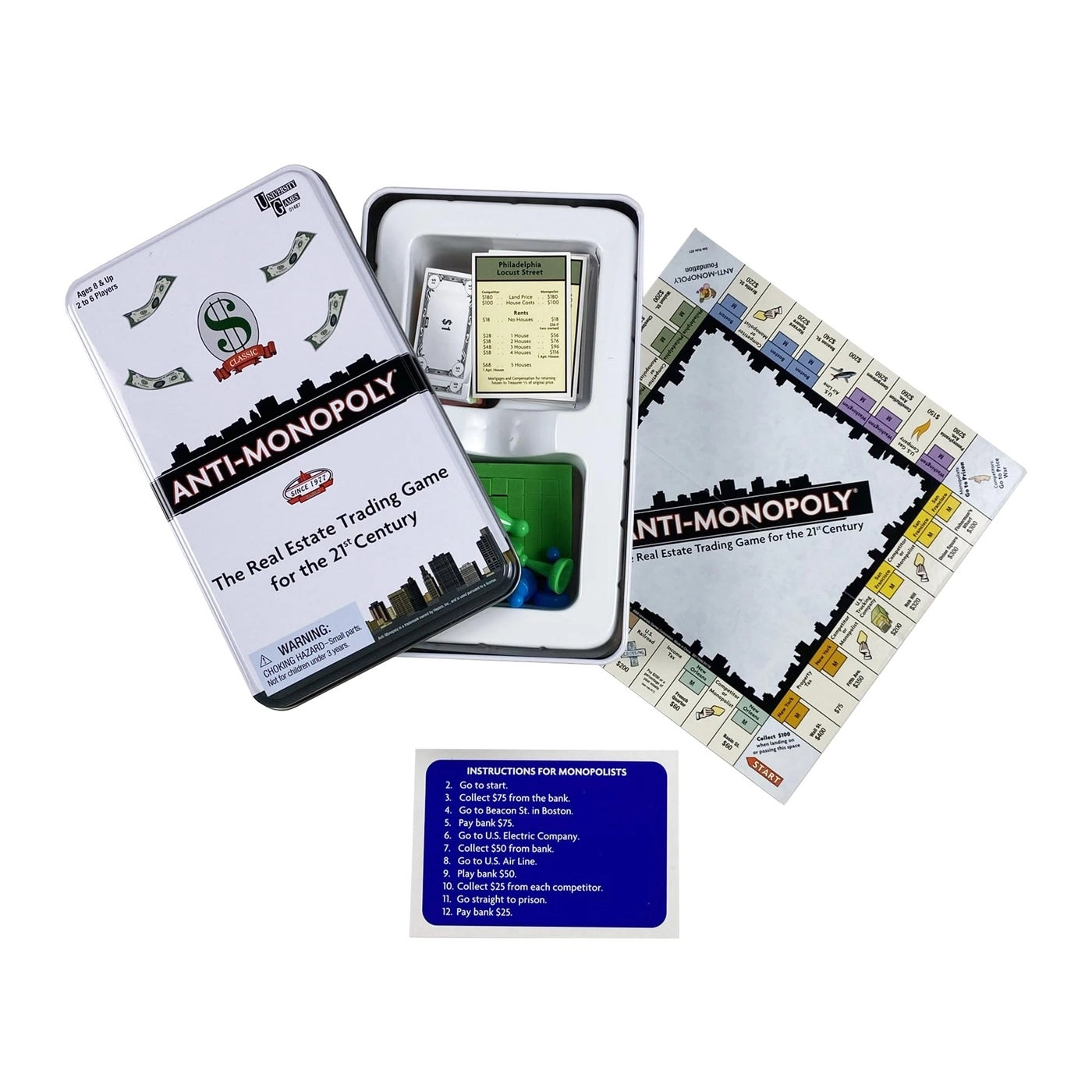 Anti-Monopoly: Travel Tin