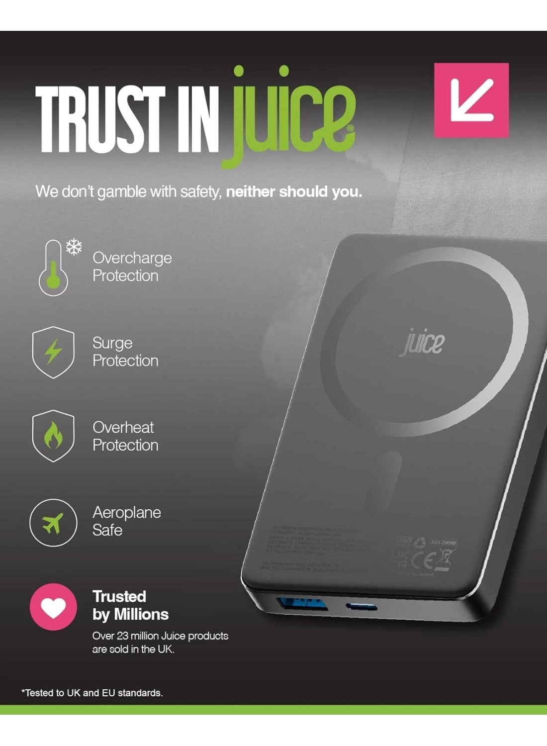 PBSLIM10KBLK - 10,000mAh 18W