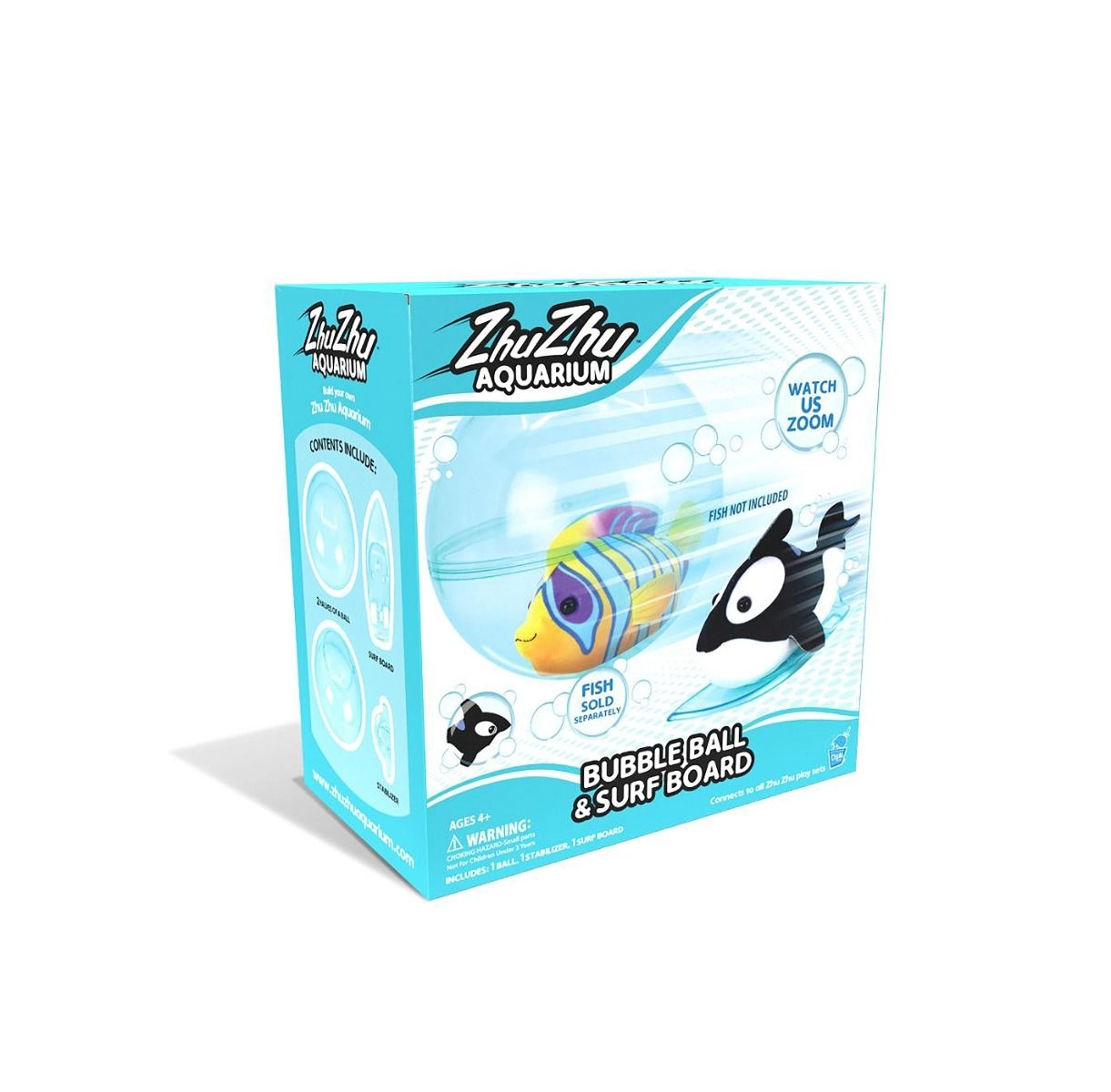 Pets Aquarium Bubble Ball & Surfboard