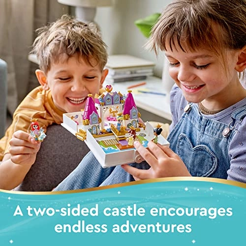 Disney Princess Ariel, Belle, Cinderella and Tiana’s Storybook Adventures (43193)