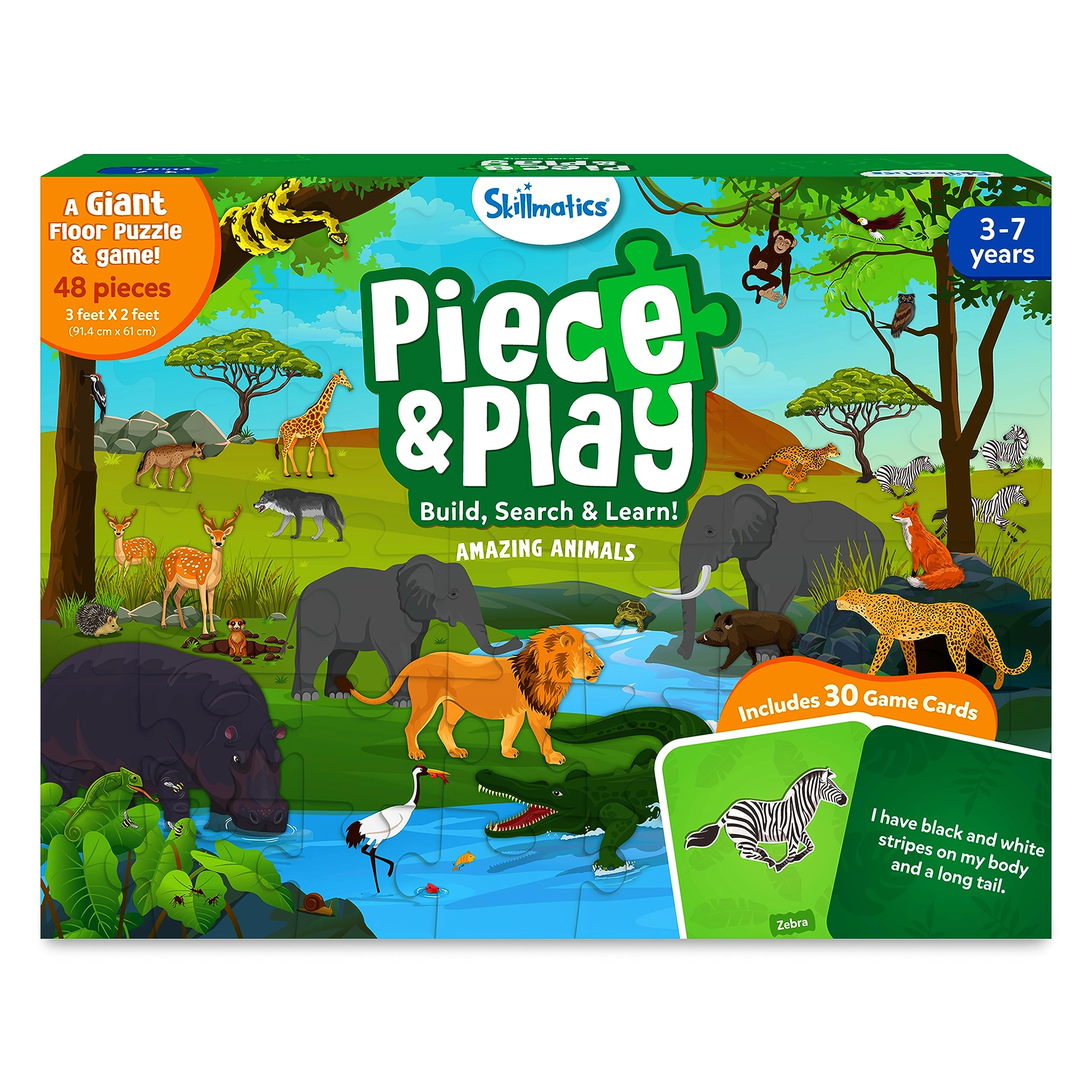 222A, Podar Chambers, 109 S.A Brevli Road, Fort, Mumbai – 400001, Grasper Global Private Limited Piece & Play - Ages 3, 4, 5, 6, 7 48 Pieces