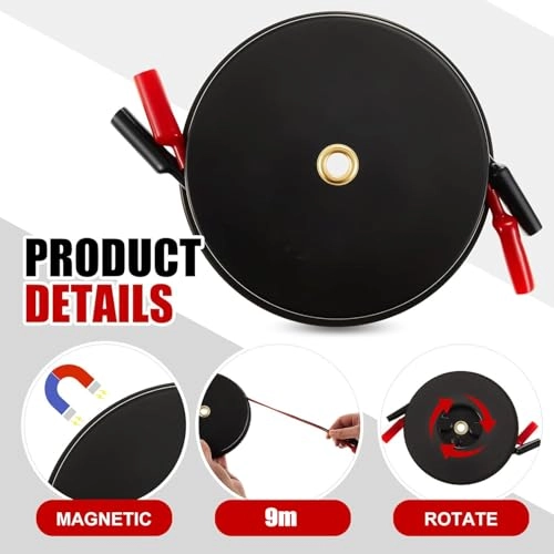 Retractable Test Leads - 9M 18 AWG