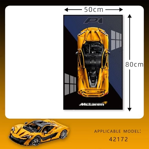 LEGO Technic McLaren P1 (42172) - 50 x 80 cm Wall Whiteboard Style B
