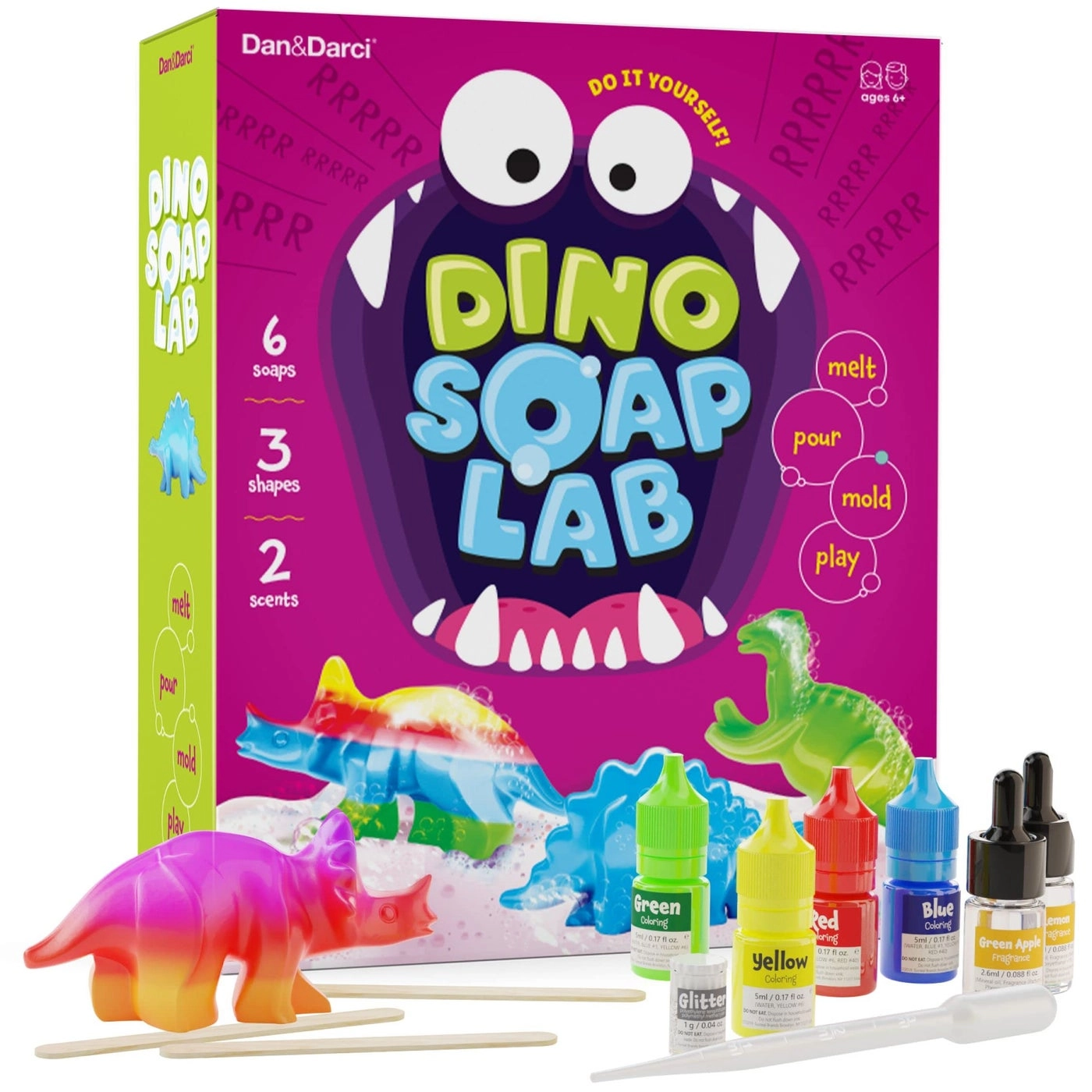 Dan&Darci Dino Soap Making Kit