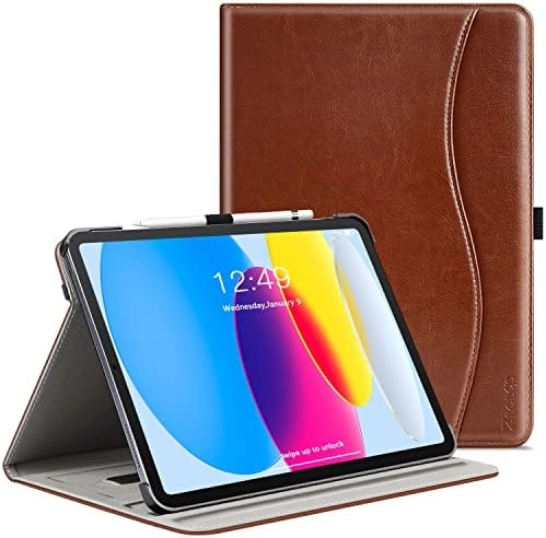ZtotopCases Auto Wake/Sleep Multi-Angle Stand Case with Pencil Holder for iPad 10th Generation 10.9-inch (2022)