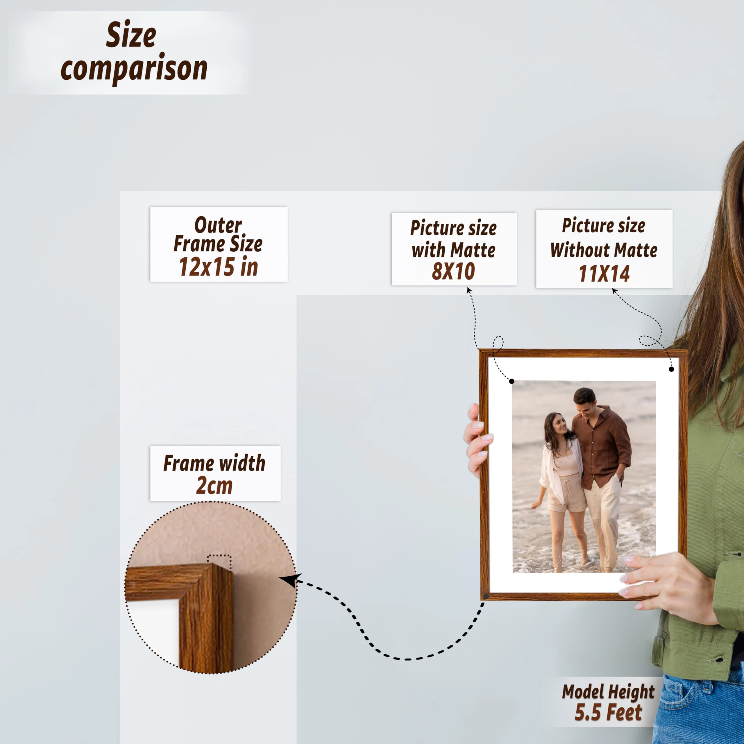 Collage Picture Frame - 11x14 Inch
