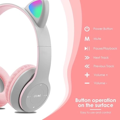 Cat Ear Kids Headphones Wireless Headphone