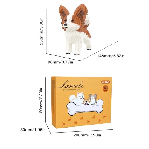 Micro Dog Building Blocks - Papillon 1008 pcs
