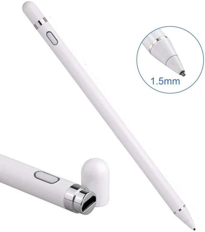 Multipurpose Touch Screen Stylus Pen - White Compatible iPad