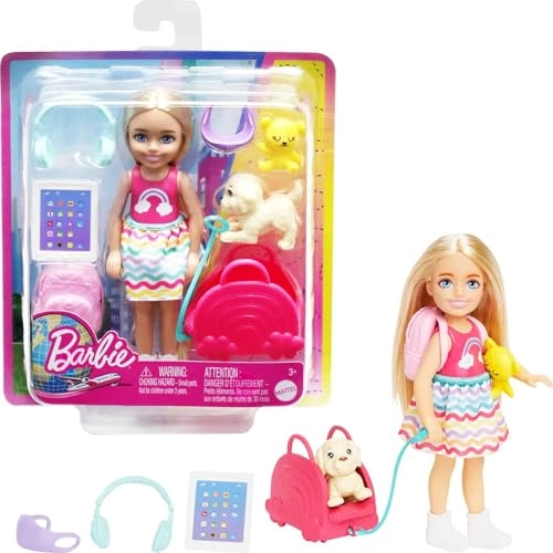 Chelsea Travel Doll - It Takes Two 6 Accessories Ages 3+