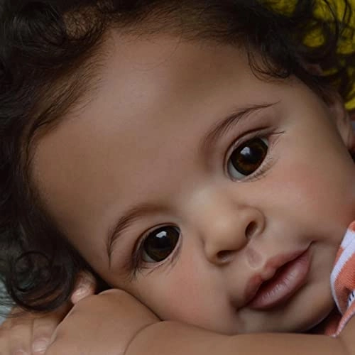 Reborn Baby Doll - 21in Silicone Biracial Ages 3+
