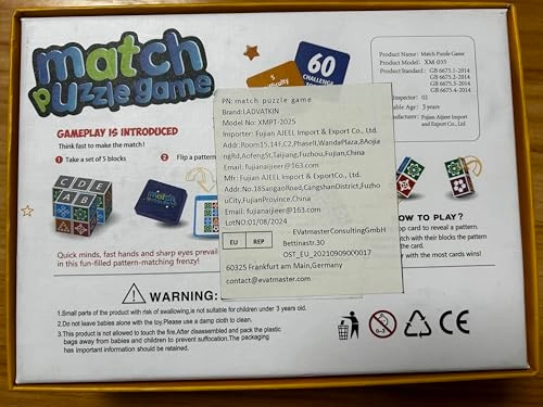 The Puzzle Game 2.0 - 4 years and up 20 pieces