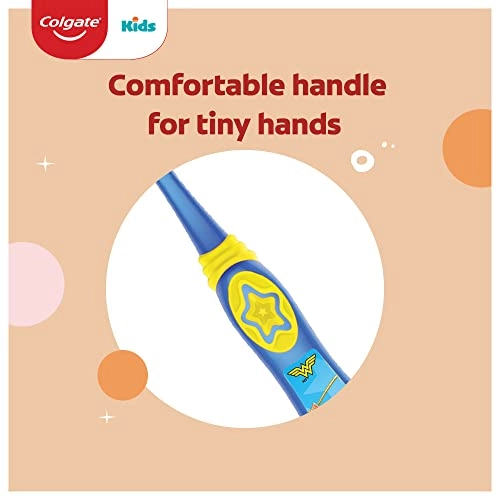 Kids Wonder Woman Toothbrush - Extra Soft 3-Piece Pack