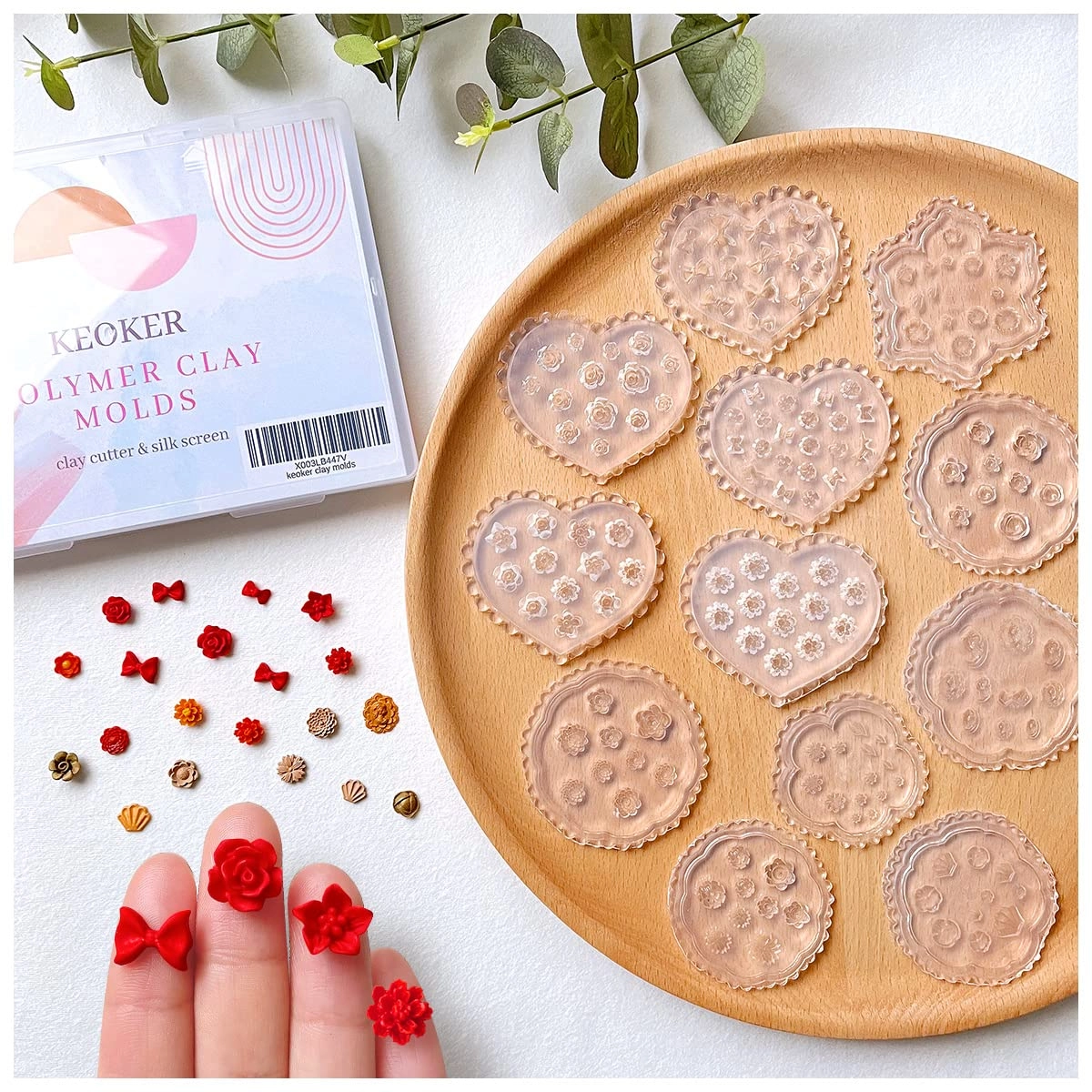 Keoker Fruit Polymer Clay Earring Molds