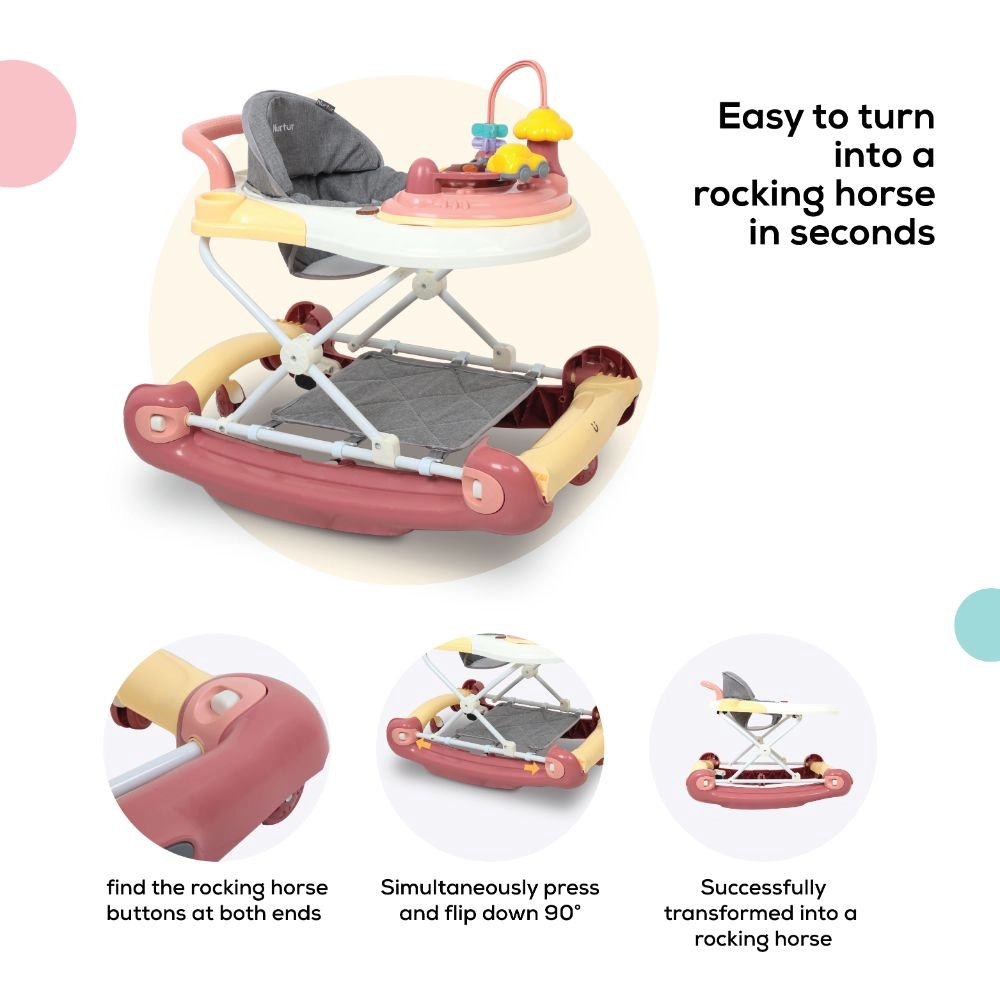 2-In-1 Baby Walker - 15kg 6-18 months