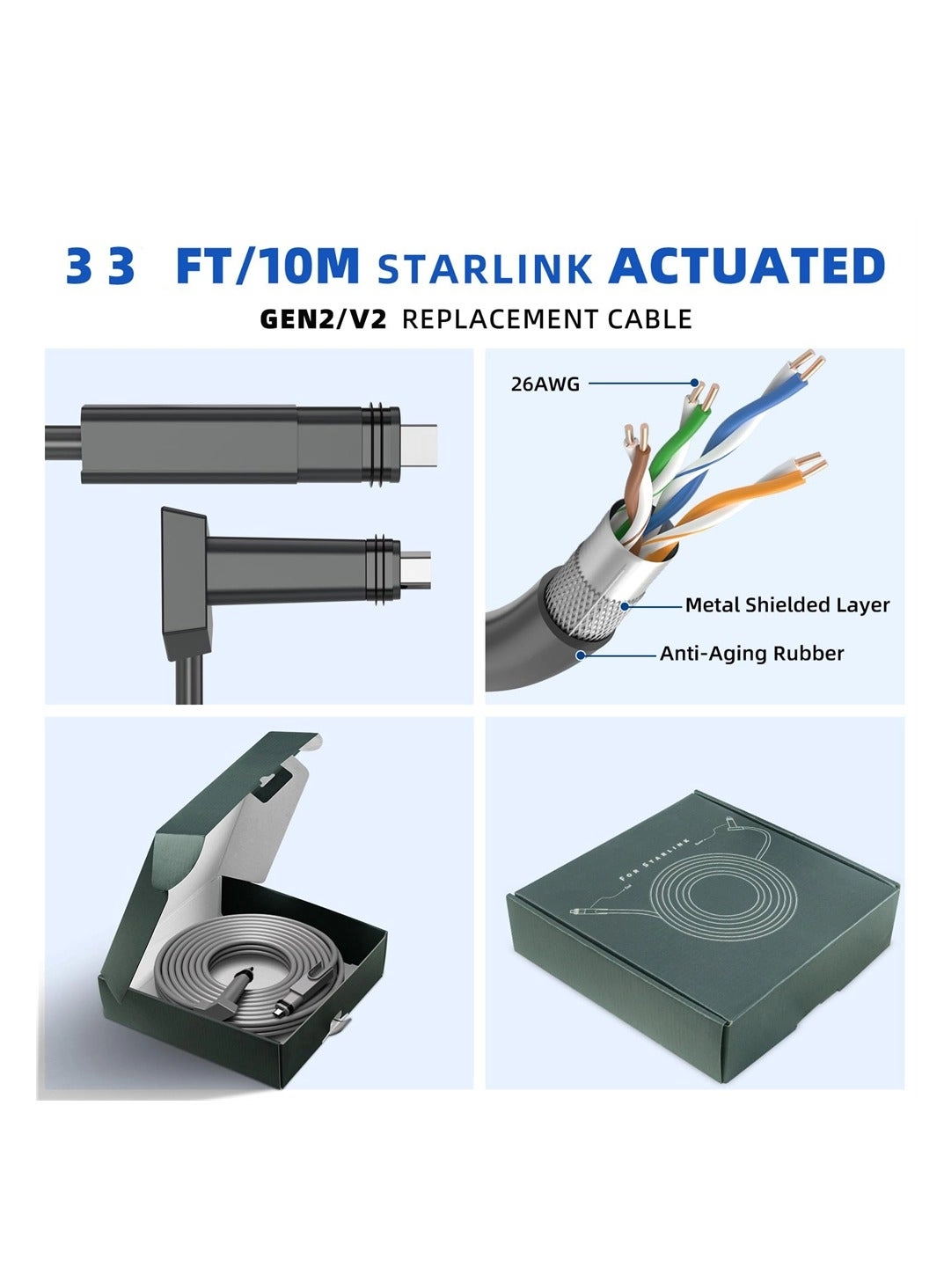 Starlink Replacement Cable - 10m