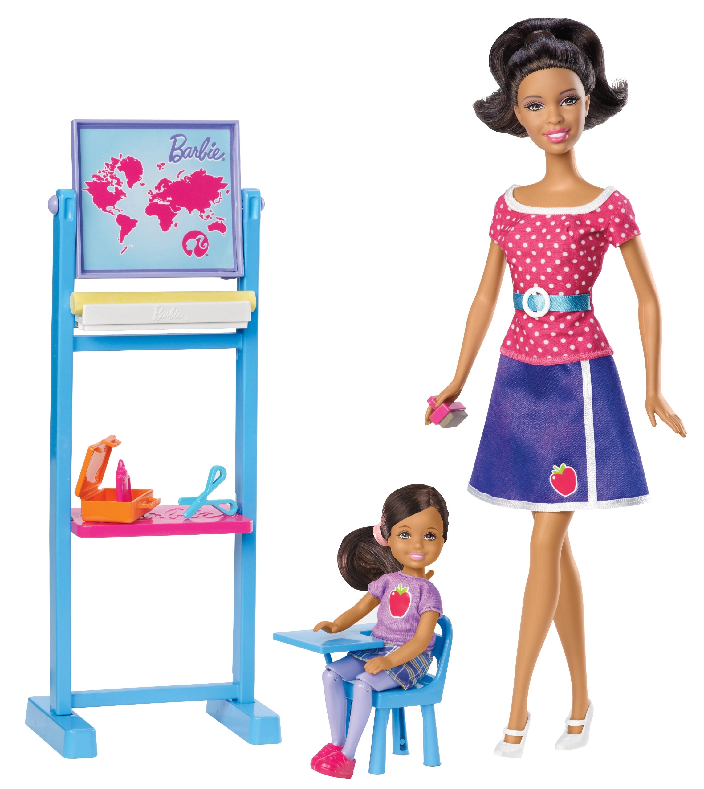 Barbie Nikki Doll Playset - I Can Be Teacher with Chelsea
