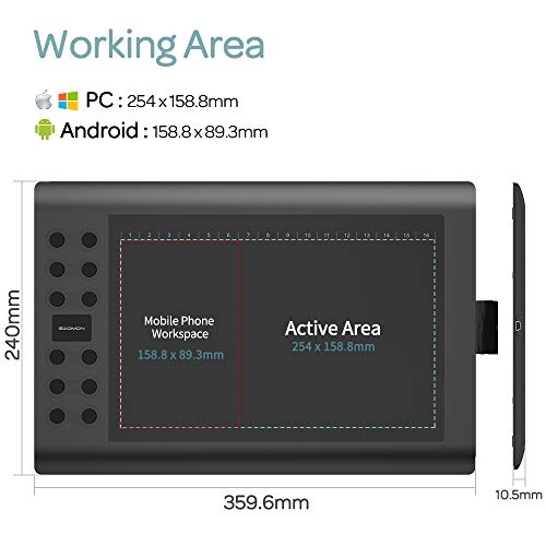 M10K PRO - 255*159mm 8192 levels