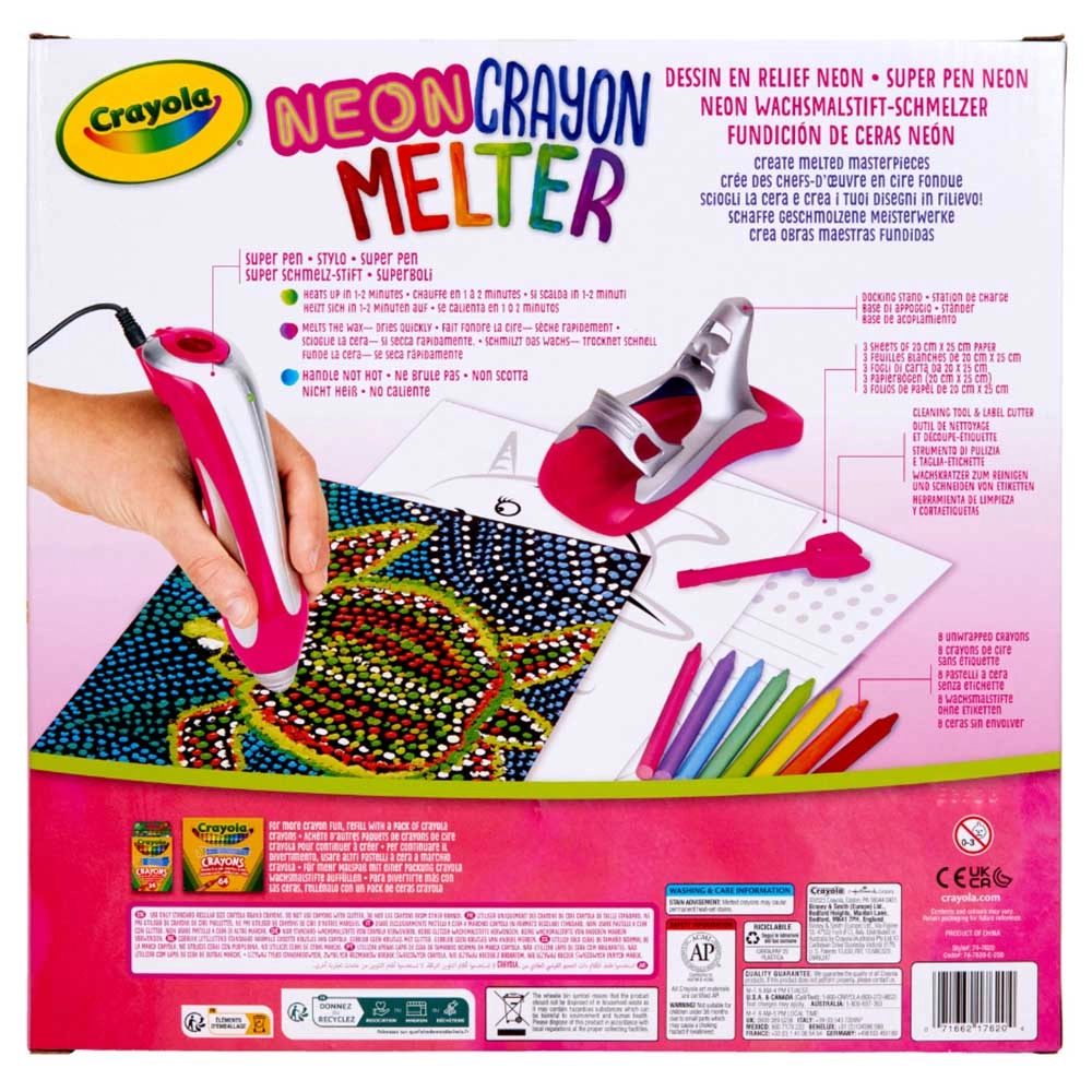 Unicorn Style Neon Crayon Melter