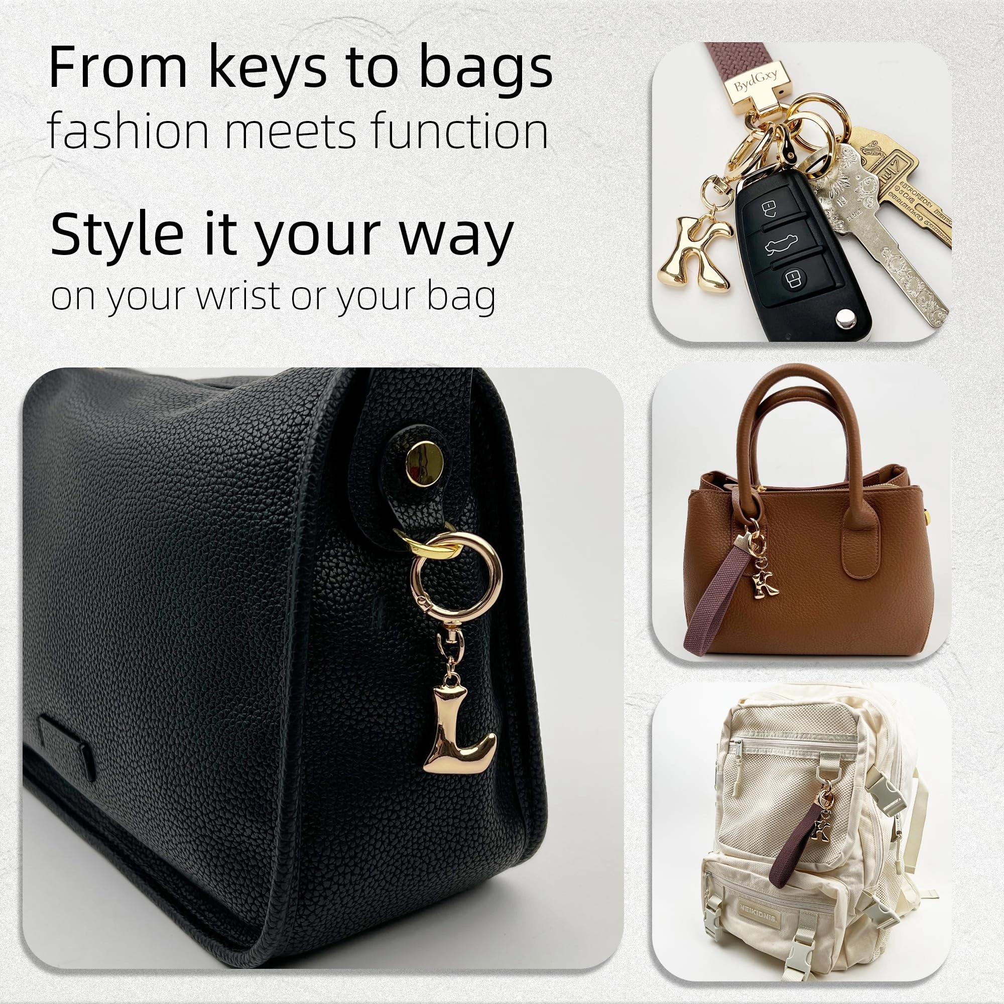 Initial Keychain - Letter
