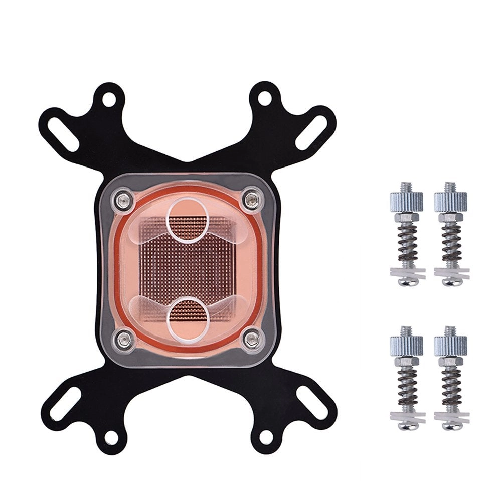 CPU Water Cooling Block - 50mm Copper Base Intel/AMD