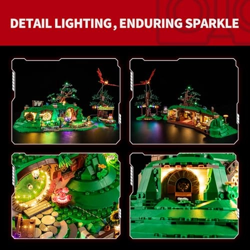 Light for LEGO The Lord of the Rings: The Shire 10354 - Plastic