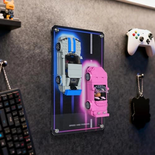 Display Board for LEGO Speed Champions 77241 & 76917 - Acrylic Aluminum