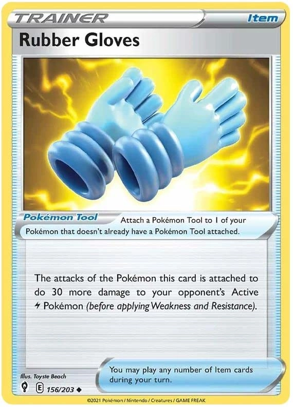 Pokémon Pokemon Rubber Gloves 156/203 - English