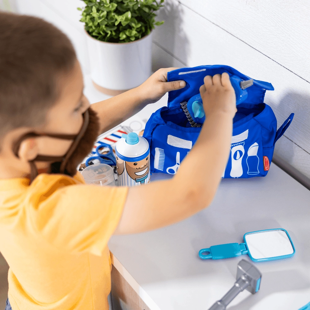 Barber Shop Pretend Playset