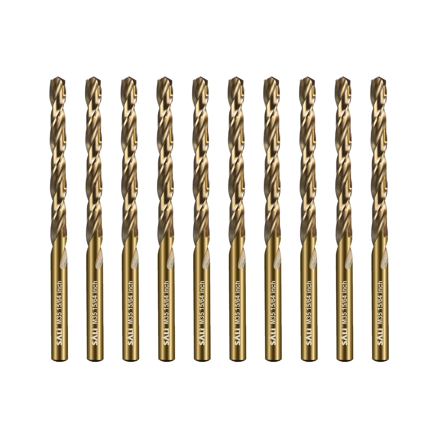 SALI Drill Bit Set - M35 Cobalt 10Pcs 15/64"