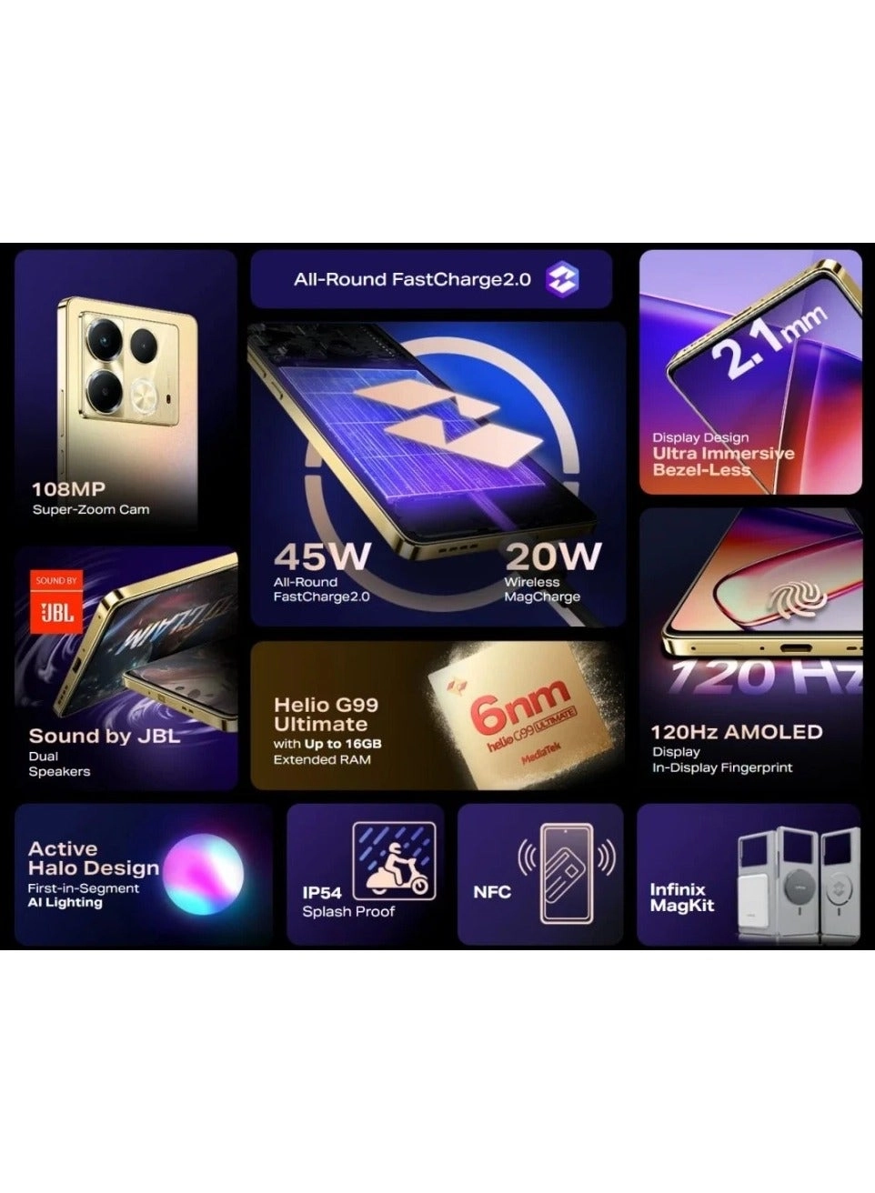 Note 40X - 8GB 256GB