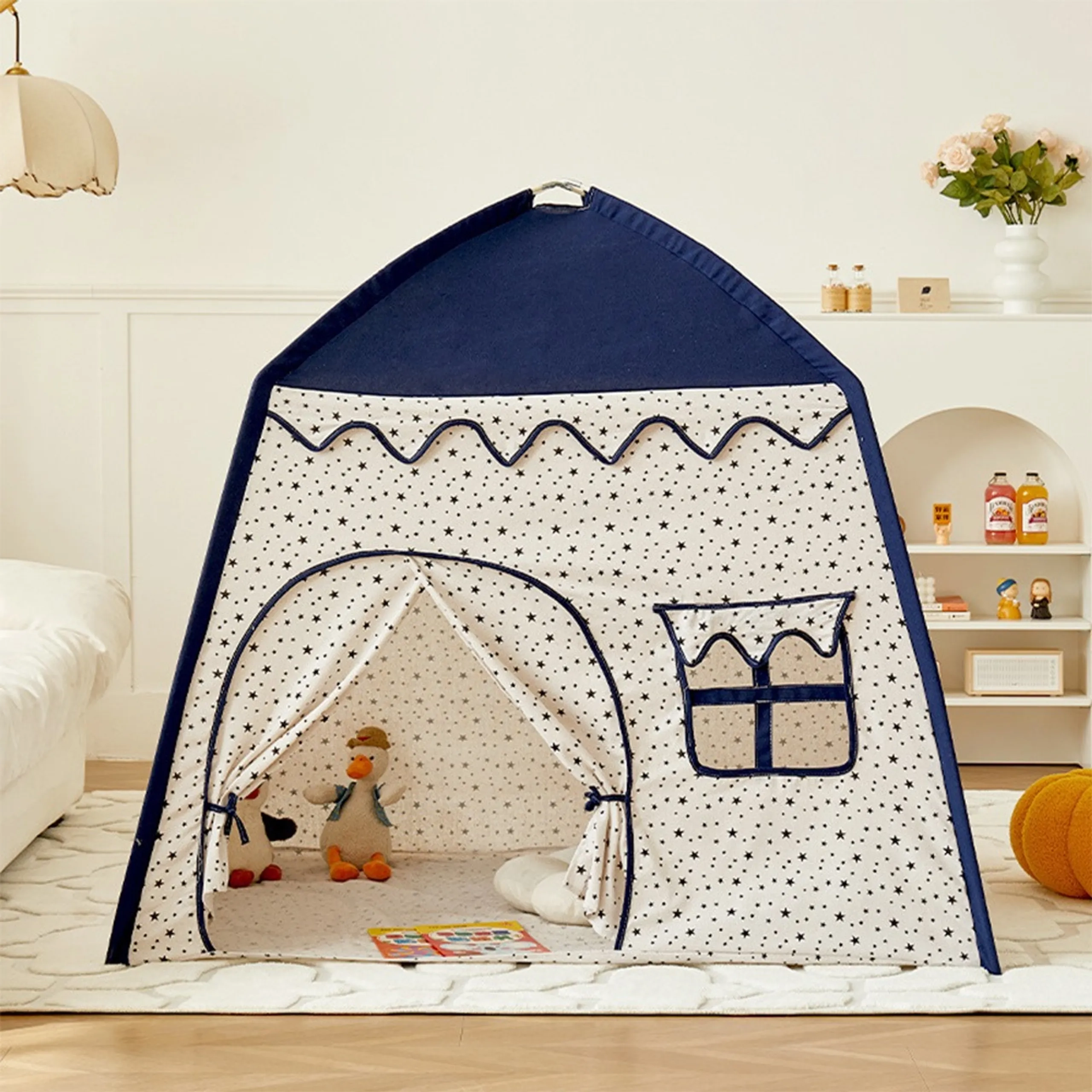 Canvas Foldable Tent And Teepee Playhouse