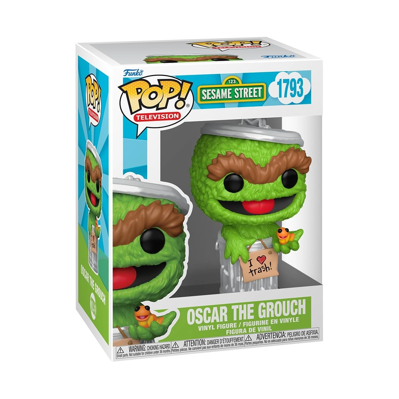 FUNKO Oscar the Grouch - Sesame Street (9.5 cm)