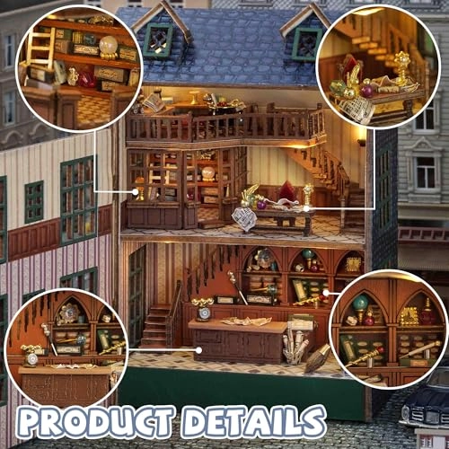 DIY Miniature House Kit - Christmas, Fantasy, Halloween, Movie