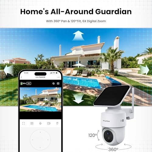 Solar Security Camera 2K Pack
