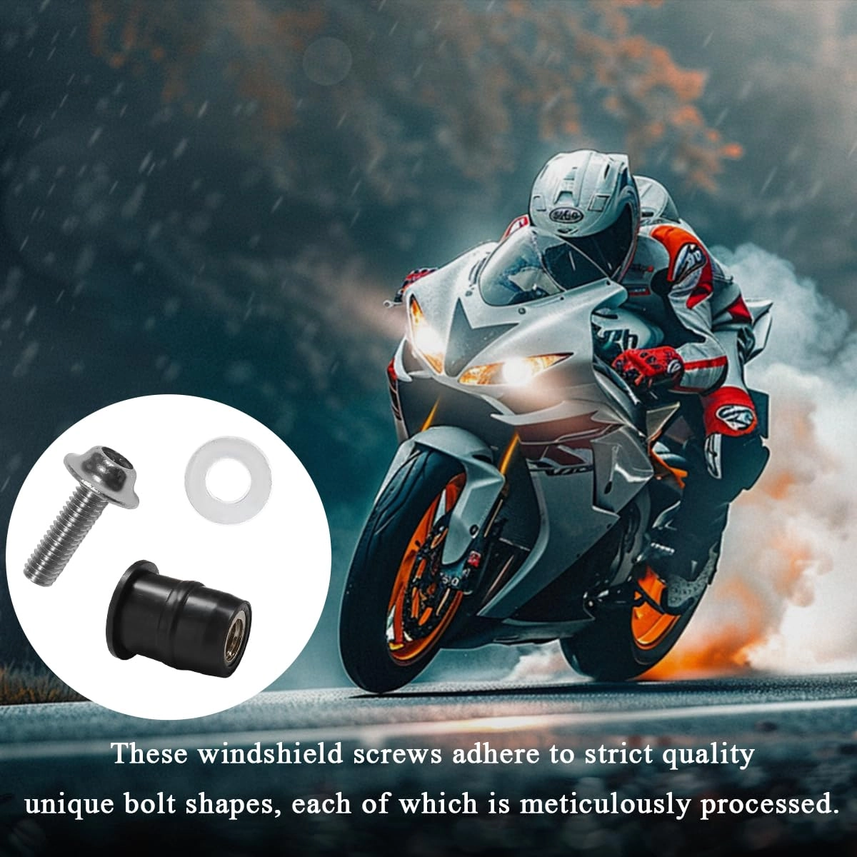 Motorcycle Windshield Bolts Screws Kit