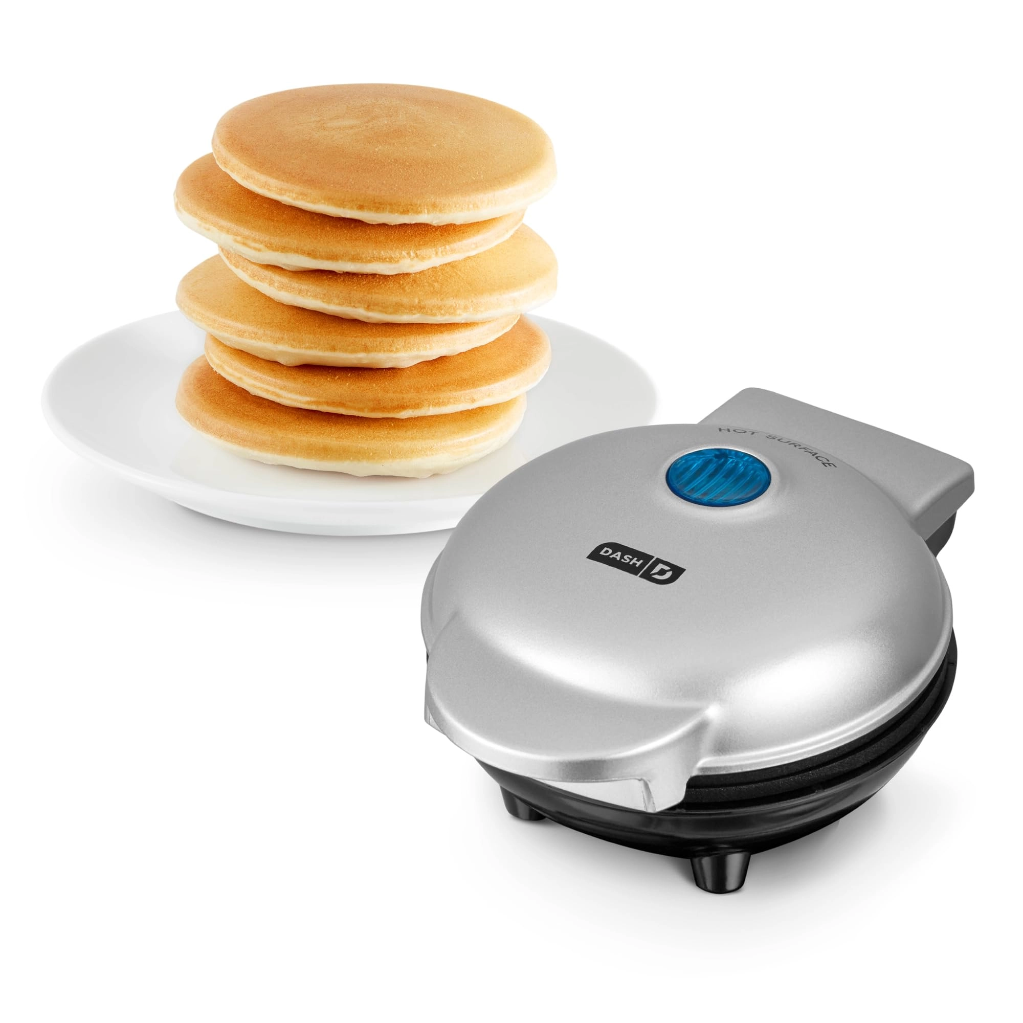 Mini Maker Electric Round Griddle - 4 Inch 350 watts Aqua