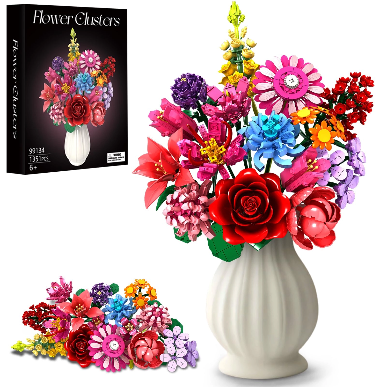 Linkowin Flower Bouquet Building Set - 1316PCS