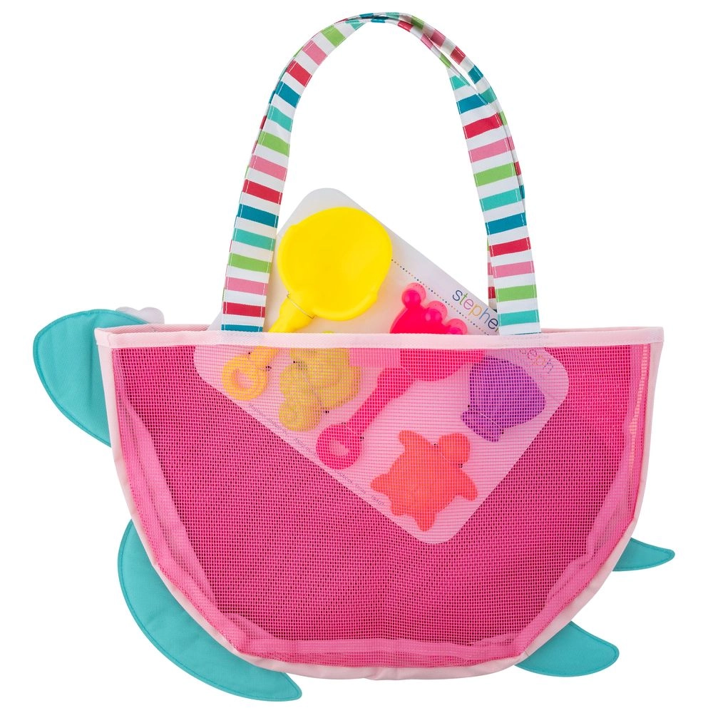 Beach Tote with Sand Toy Play Set - Turtle 5 Sand Toys