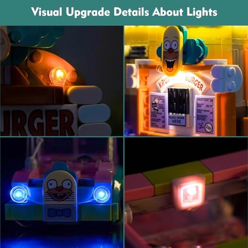 Light kit Compatible with Lego 10352 The Simpsons: Krusty Burger - RC Version