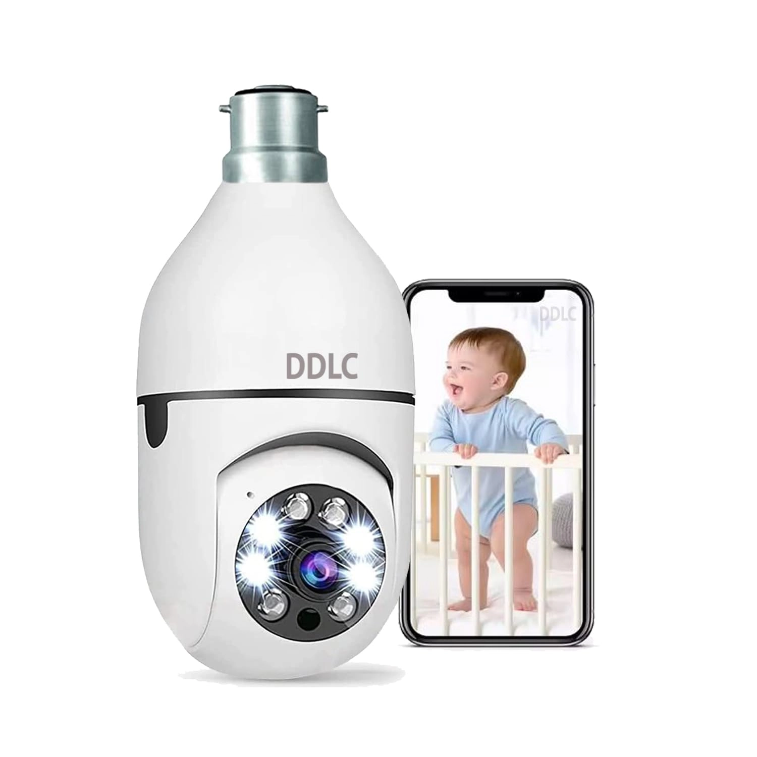 Bulb Light Wireless IP Camera 1080p