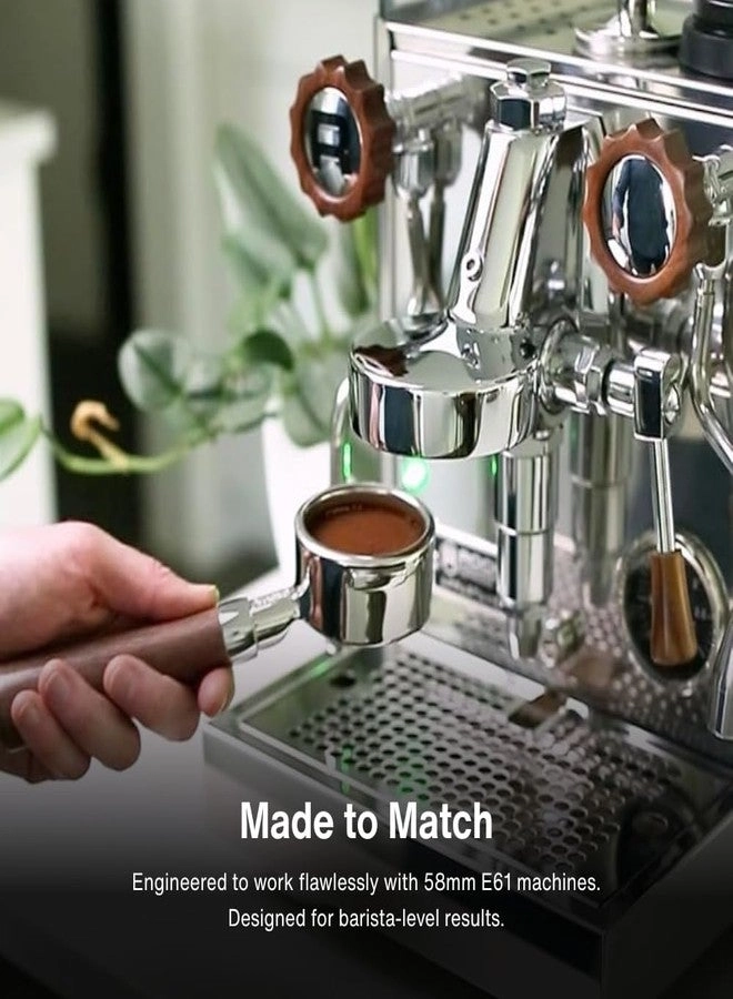 Bottomless Naked Portafilter + Double Shot Filter Basket