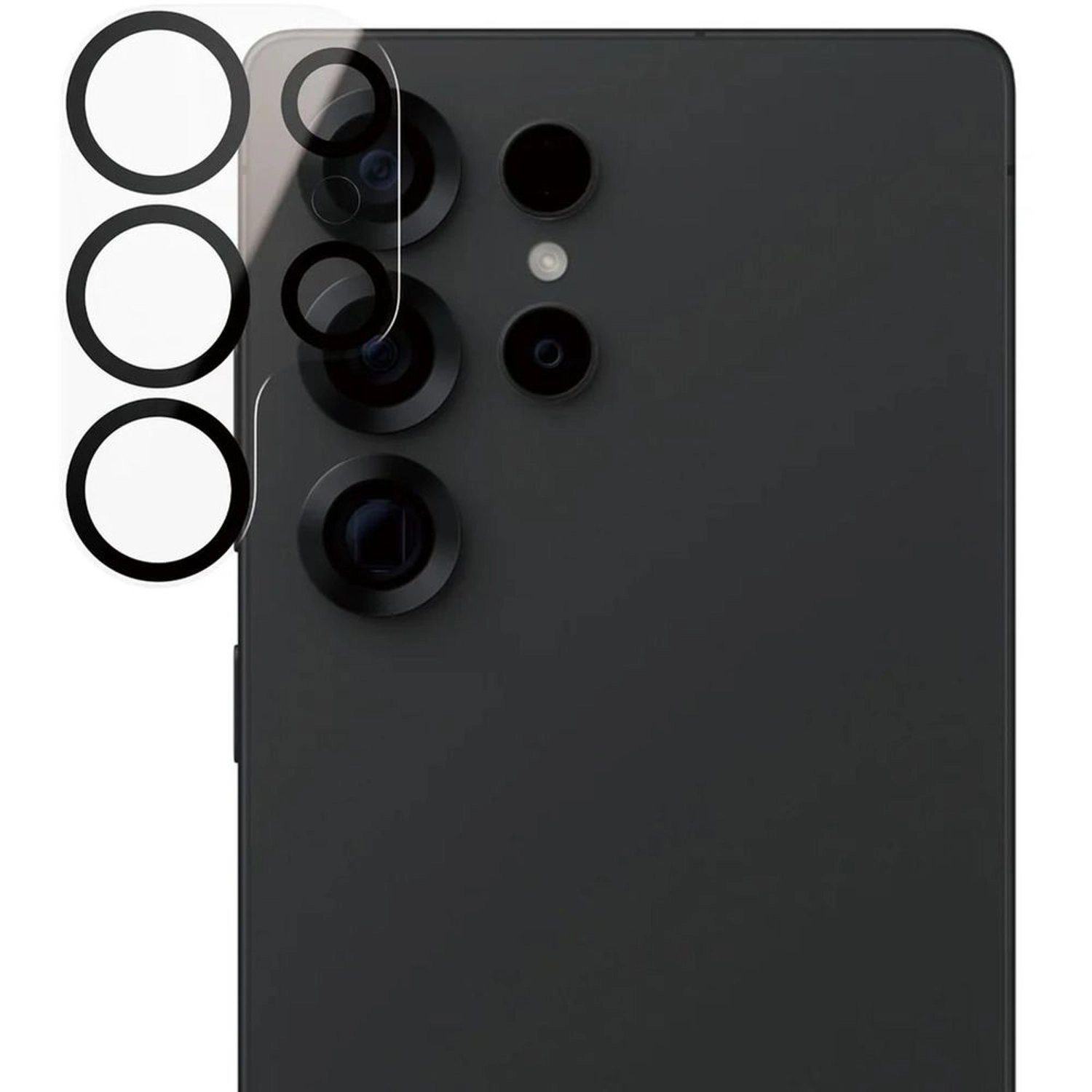 Clear Edge-to-Edge Camera Lens Protector for Samsung Galaxy S25 Ultra