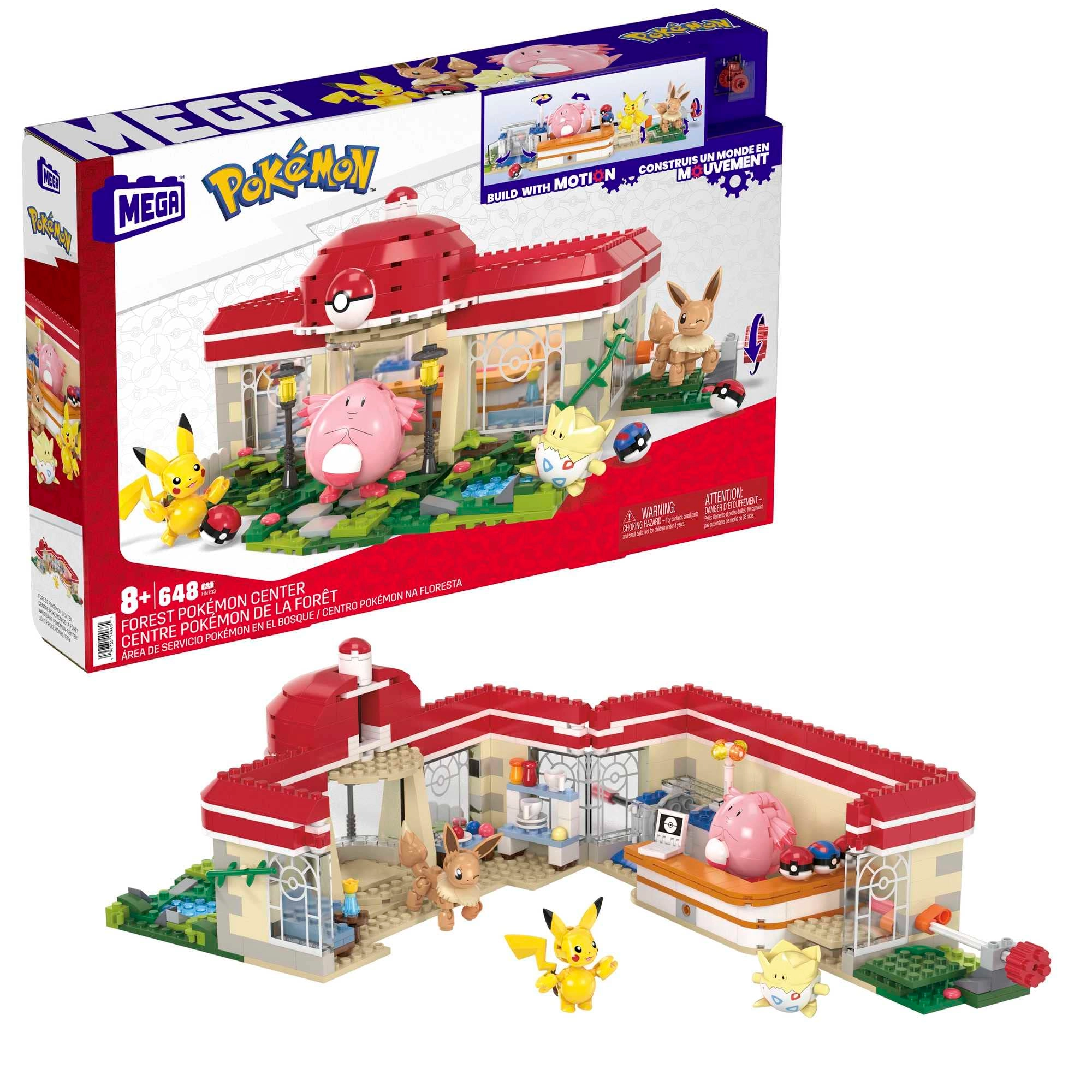 Pokemon Forest Pokemon Center - 4 Poseable Characters