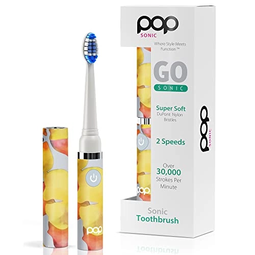 Electric Toothbrush - Yellow 2 speeds 15,000-30,000 strokes/minute