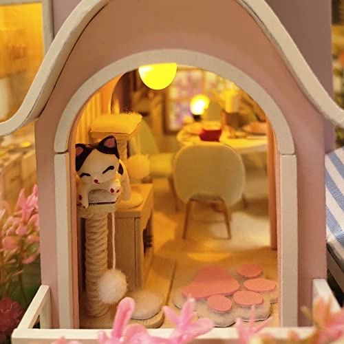 DIY Dollhouse Miniature Kit - Garden Tea House 1:24