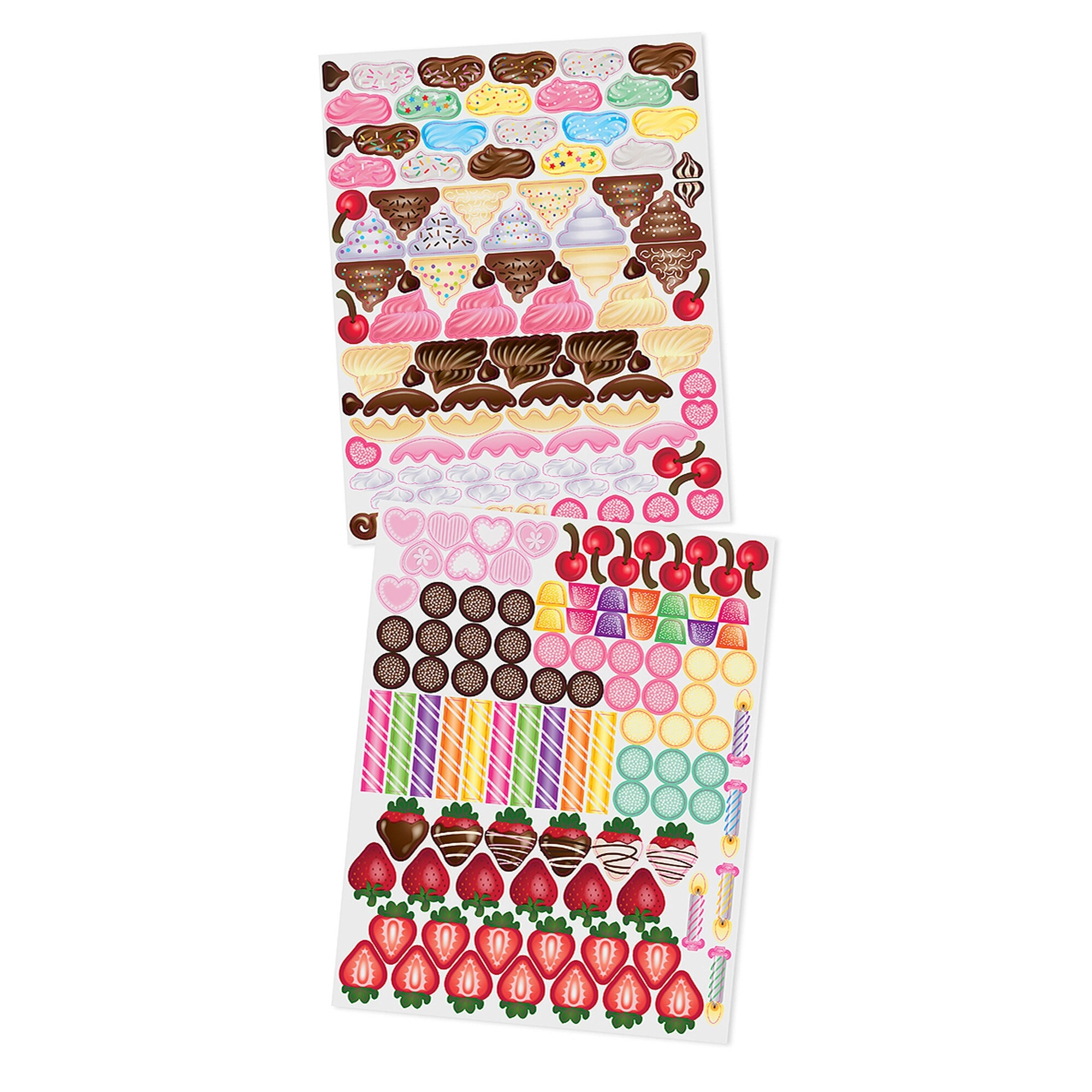 Sweets & Treats Reusable Sticker Pad Multicolor 500 pcs
