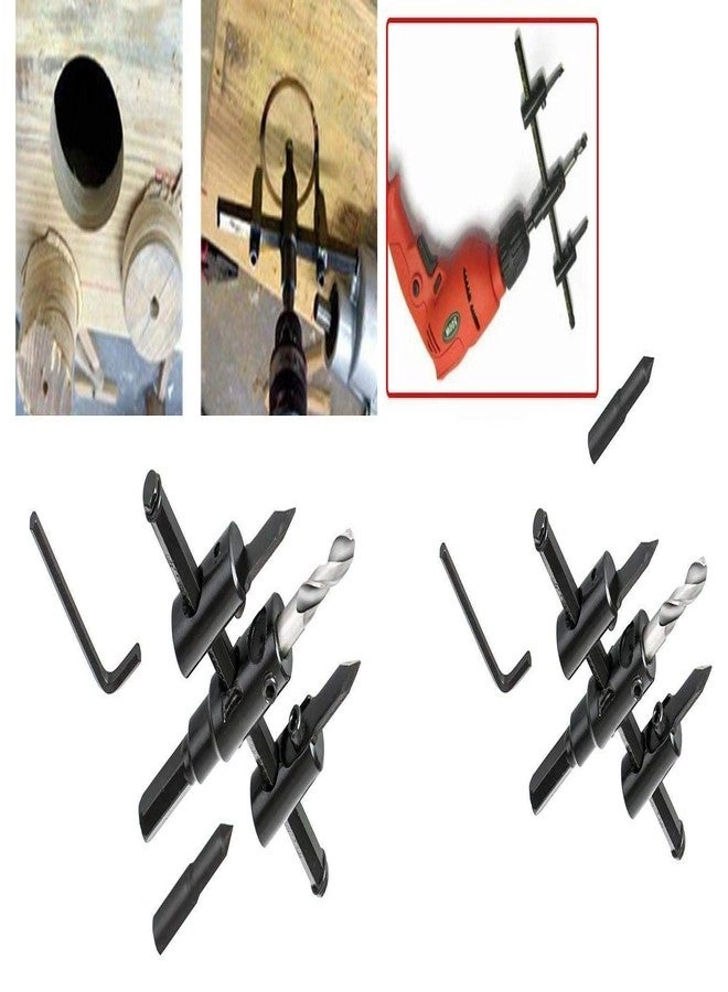 Circle Hole Cutter Set - 30-120 mm Woodworking