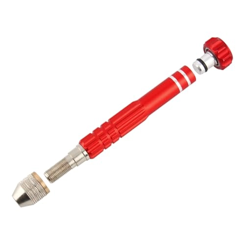 Precision Pin Vise Hand Drill - Manual 3-Jaw Chuck 0.5mm-3mm