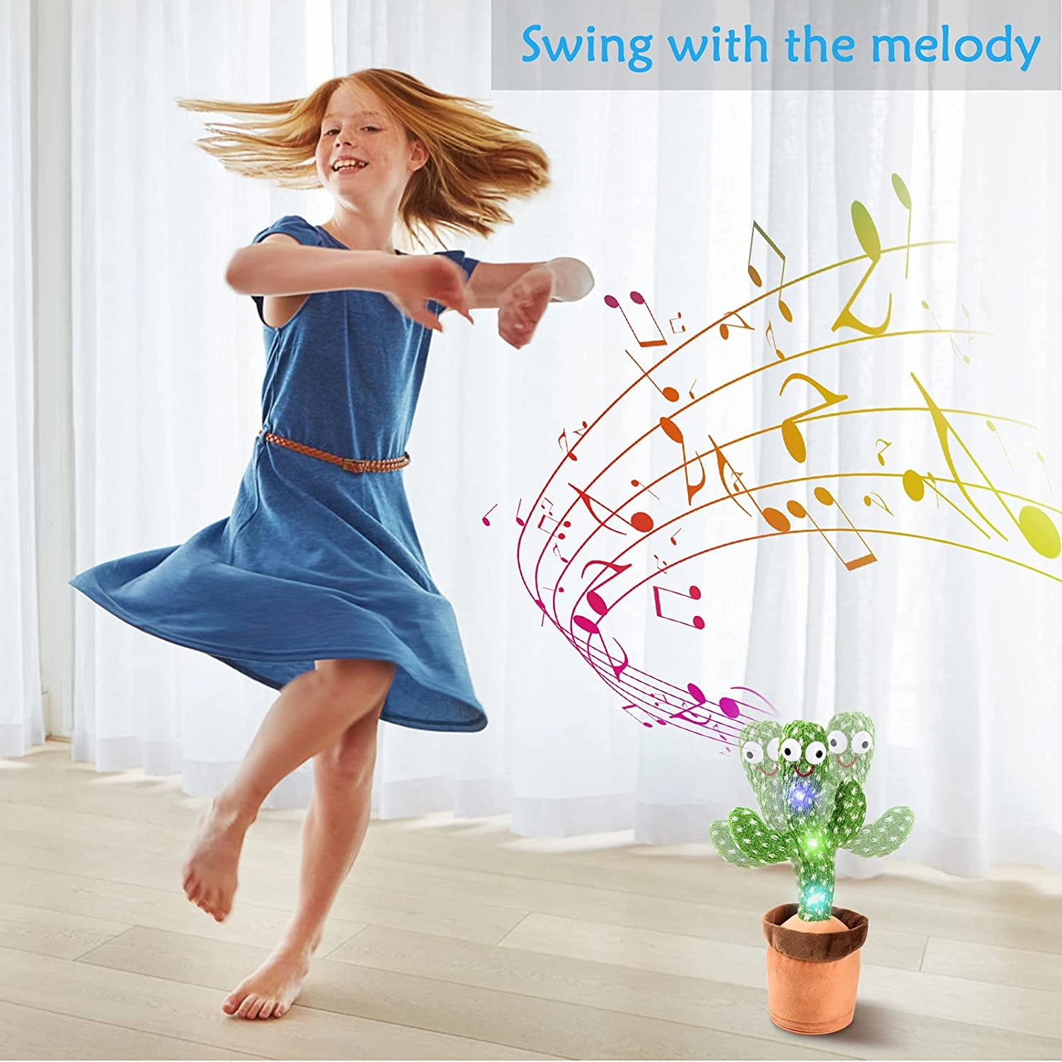 Ninuo Dancing Cactus Tiktok - 120 songs Repeats What You Say